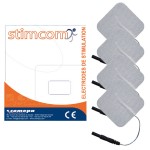 ELECTRODE STIMCOM A FIL CARRE 50 X 50 MM - LE SACHET DE 4