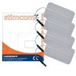 ELECTRODE STIMCOM A FIL RECT 50 X 89  MM A 1 SORTIE - LE SACHET DE 4