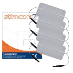 ELECTRODE STIMCOM A FIL RECT 50 X 89 MM A 2 S - LE SACHET DE 4